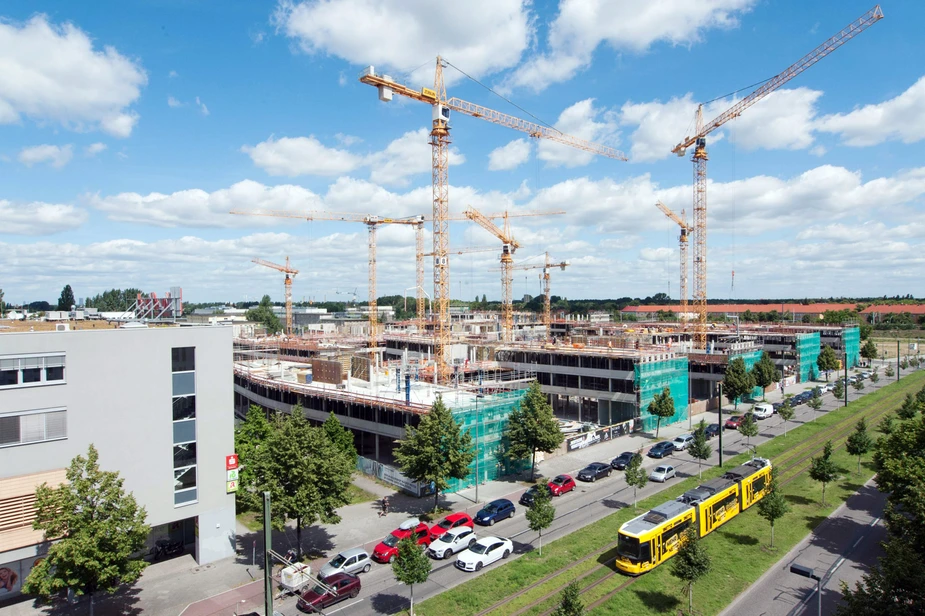 Baustelle Allianz-Campus. Bild: © Adlershof Special