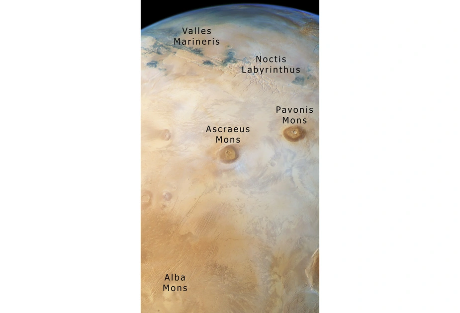 Mars. Quelle: ESA/DLR/FU Berlin