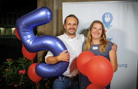 Oliver Arnhold and Kathrin Goldammer at the Localiser anniversary © RLI