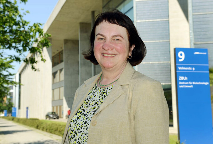 Certified biologist Heidrun Terytze is head of Centre for Biotechnology and Environment in Adlershof