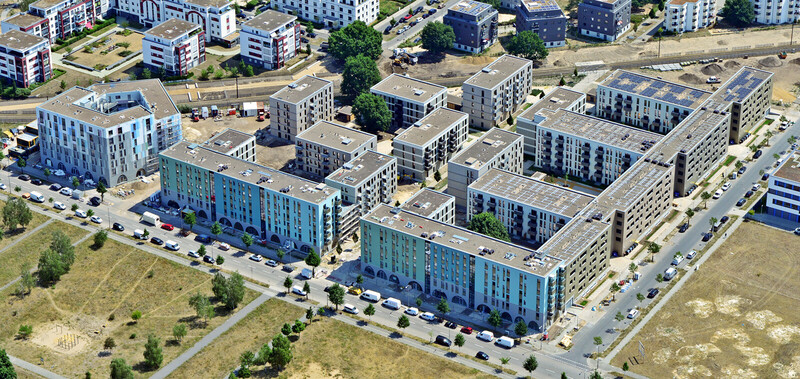 Luftbild Wohnen am Campus II © WISTA.Plan | Helicolor-Luftbild Berlin