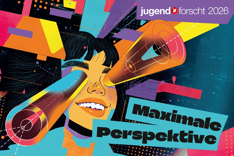 Keyvisual Jugend forscht 2026 „Maximal Perspektive“