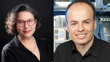 Porträts von Gökce Yurdakul und Hans Börner