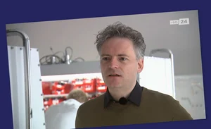 Screenshot: Professor Philipp Adelhelm bei der Abendschau des rbb