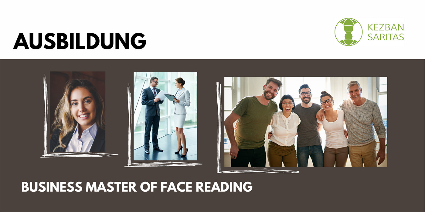 Flyer: "Business Master of Face Reading"-Ausbildung
