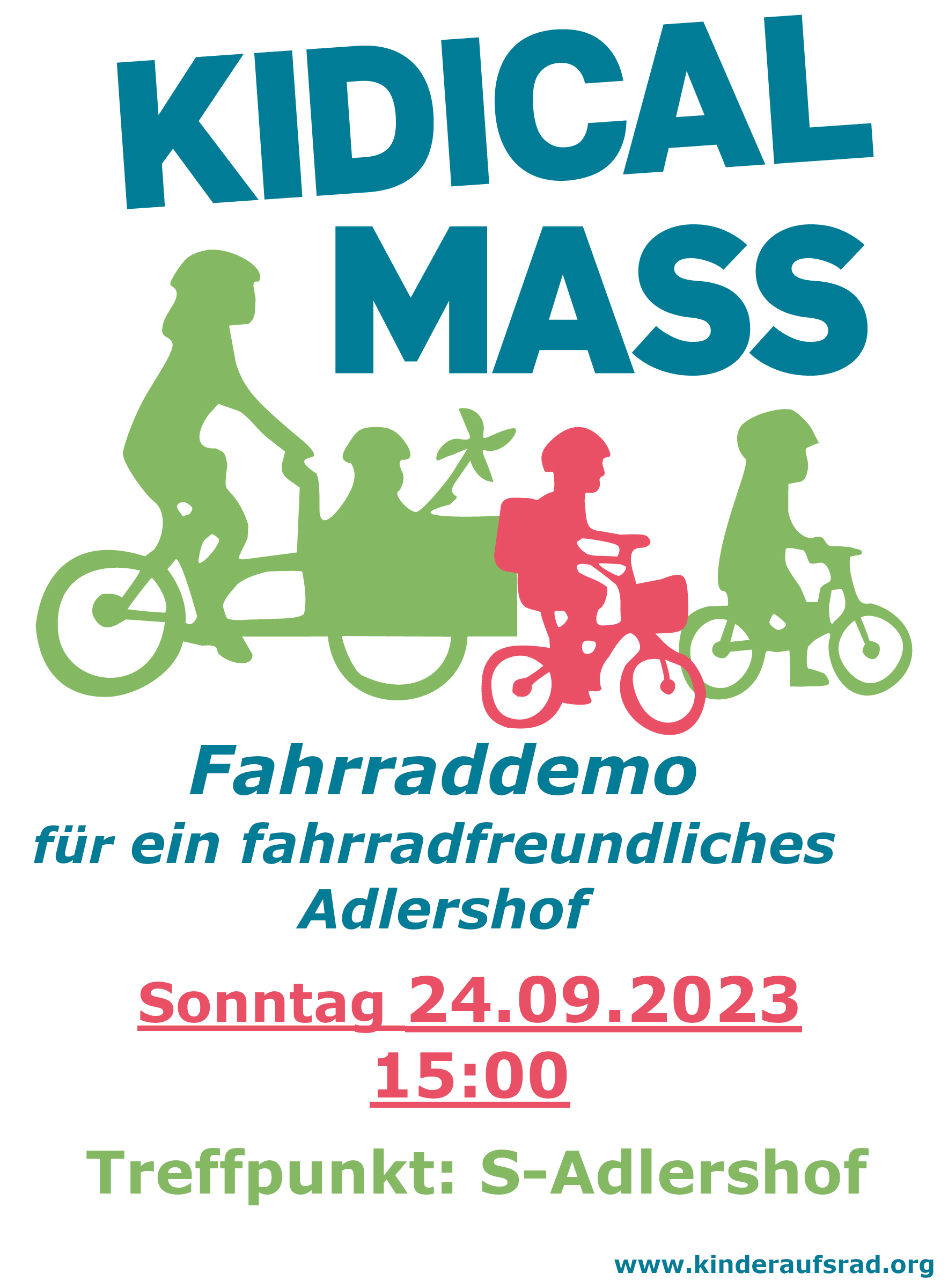 Kindergruppe auf dem Fahrrad © kinderaufsrad.org
