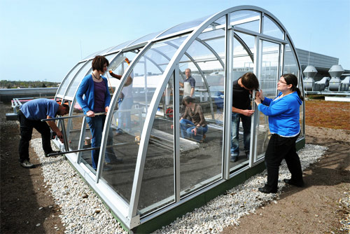 Adlershof Special: The (algae) greenhouse on the roof